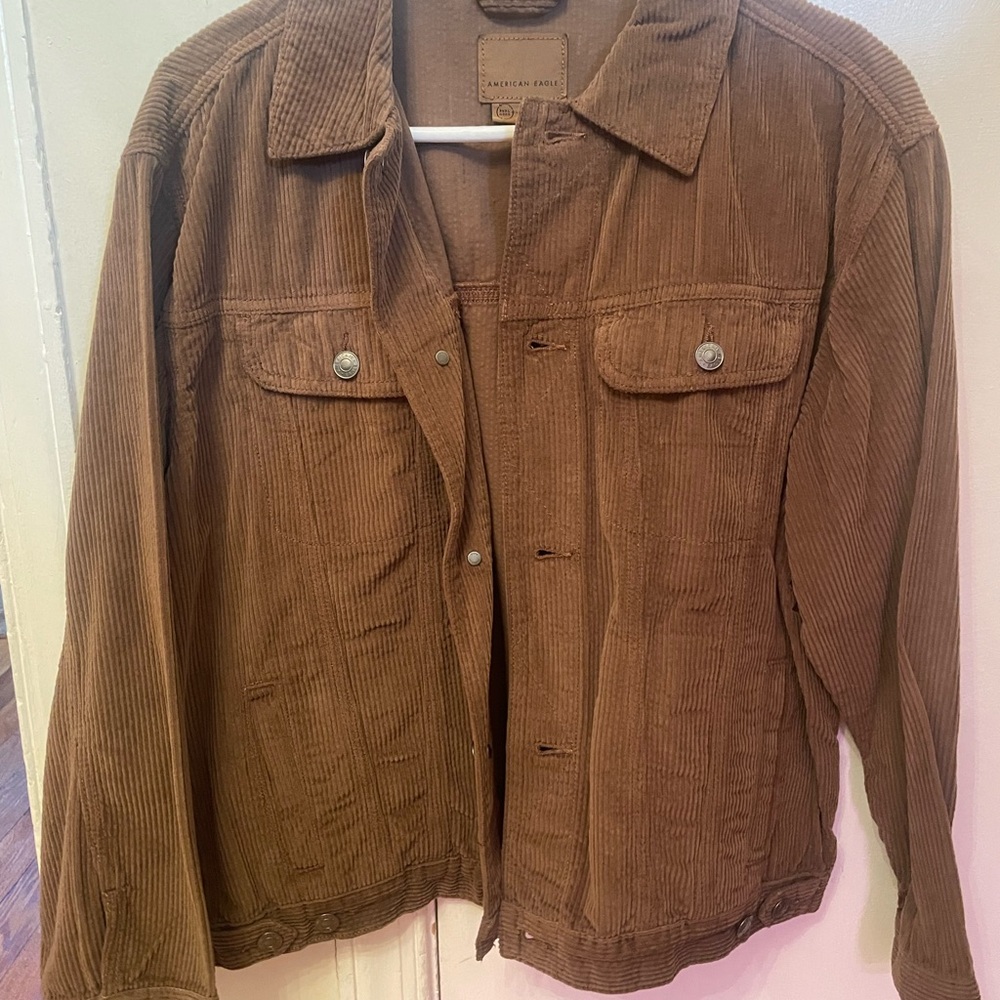 American Eagle Outfitters Brown Lightweight Shirt Jacket
